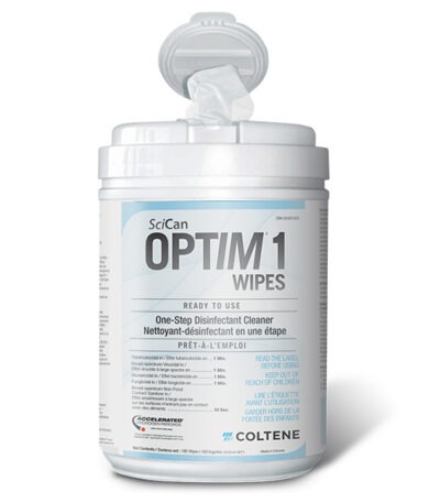 Optim 1 Pre-Saturated Wipes, RTU, 6″ x 7″, 160 Sheets/Pk, SCI1W12 - NNA Medical Canada