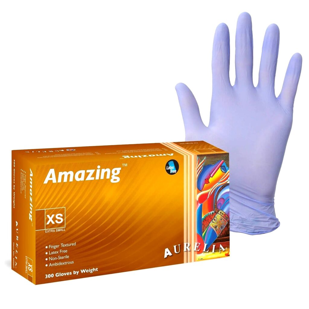 Aurelia® Amazing™ Nitrile Gloves (300/Box) - NNA Medical Canada