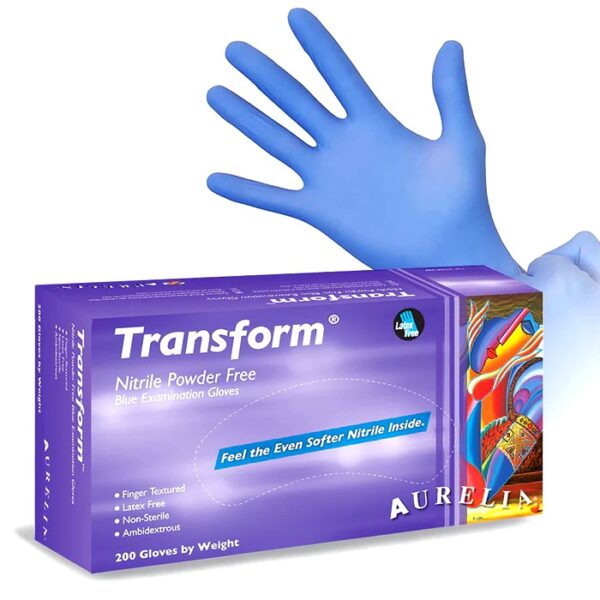 Aurelia® Transform™ Nitrile Exam Gloves (100/Box) - NNA Medical Canada