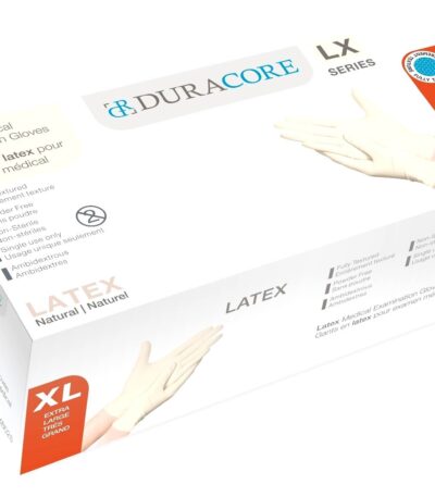 DURACORE Latex Medical Examination Gloves (100/Box) - NNA Medical Canada