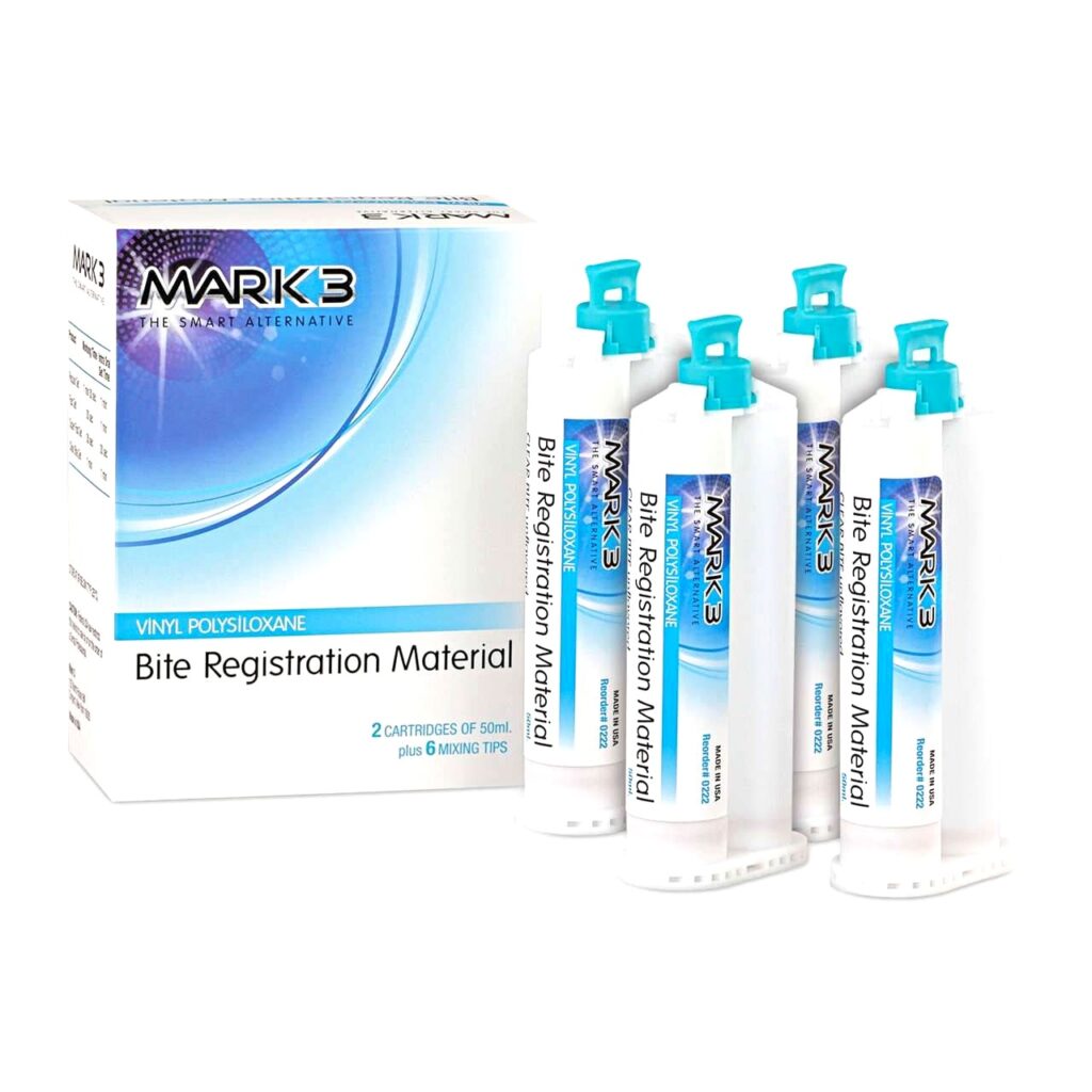 MARK3 Bite Registration Material 4 x 50ml VPS dental bite registration