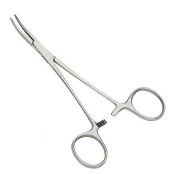 MOSQUITO CURVED 14 cm hemostatic forceps dental surgical instrument