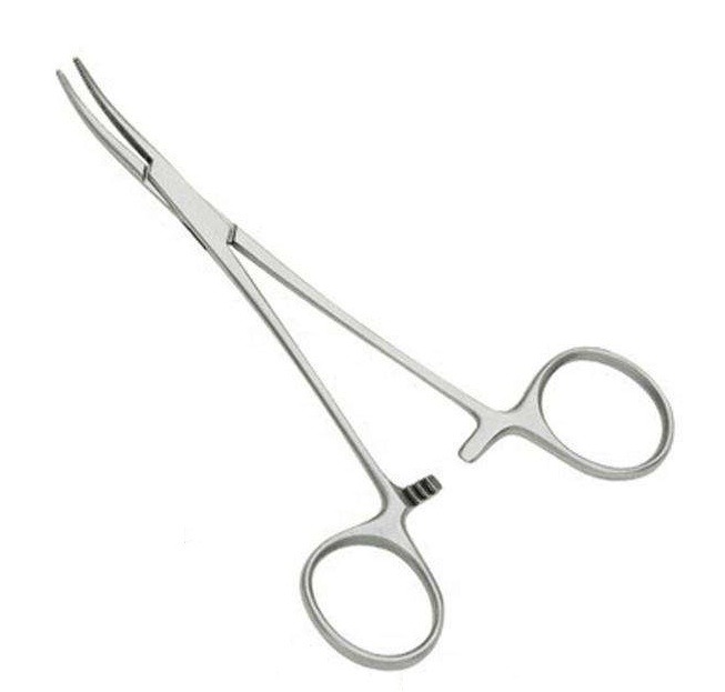 MOSQUITO CURVED 14 cm hemostatic forceps dental surgical instrument