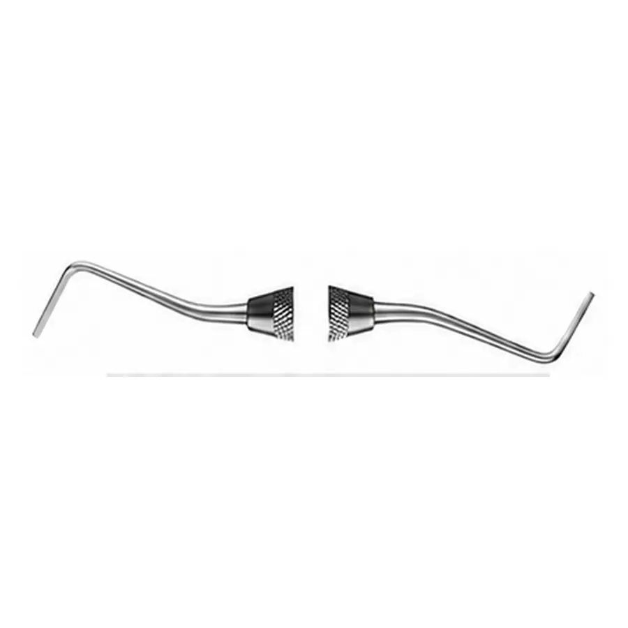 44S OFF ANGLE HATCHET 44S OFF ANGLE HATCHET, DOUBLE-ENDED STAINLESS STEEL DENTAL HATCHET FOR CAVITY PREPARATION
