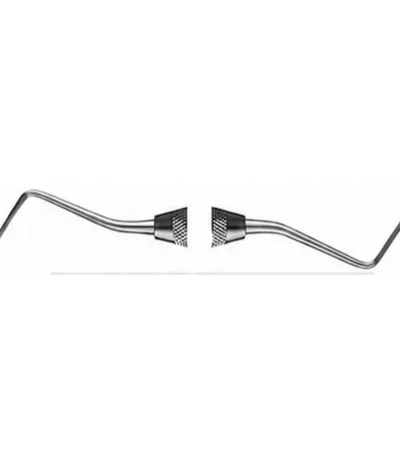 45S Off Angle Hatchet, double-ended stainless steel dental hatchet for cavity preparation
