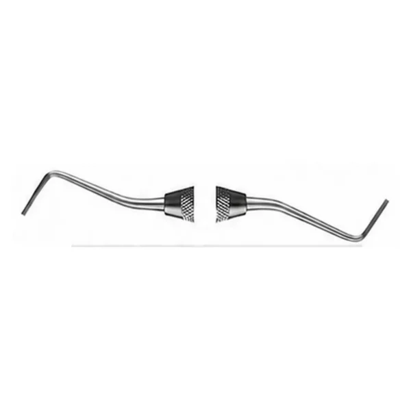 45S Off Angle Hatchet, double-ended stainless steel dental hatchet for cavity preparation