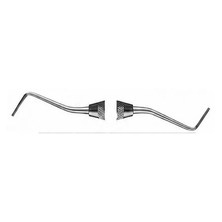 45S OFF ANGLE HATCHET 45S OFF ANGLE HATCHET, DOUBLE-ENDED STAINLESS STEEL DENTAL HATCHET FOR CAVITY PREPARATION