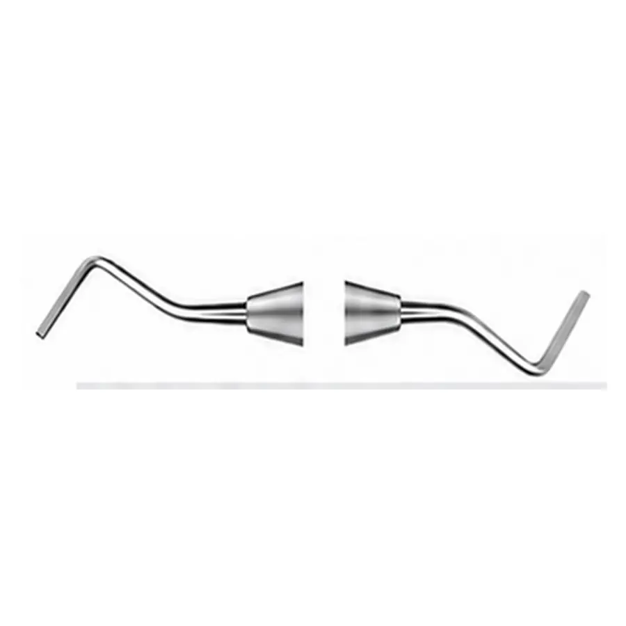 14/14-O OFF ANGLE HATCHET 14/14-O OFF ANGLE HATCHET, DOUBLE-ENDED STAINLESS STEEL DENTAL HATCHET FOR CAVITY PREPARATION