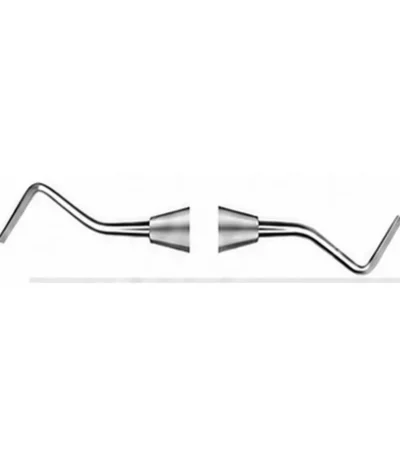 15/15-O Off Angle Hatchet, double-ended stainless steel dental hatchet for cavity preparation