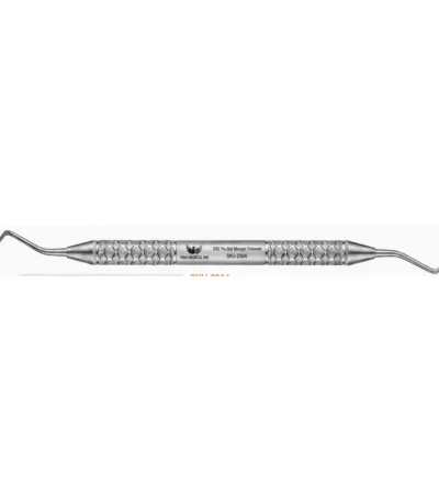 233 Tru Bal margin trimmer, double-ended stainless steel dental instrument with knurled handle