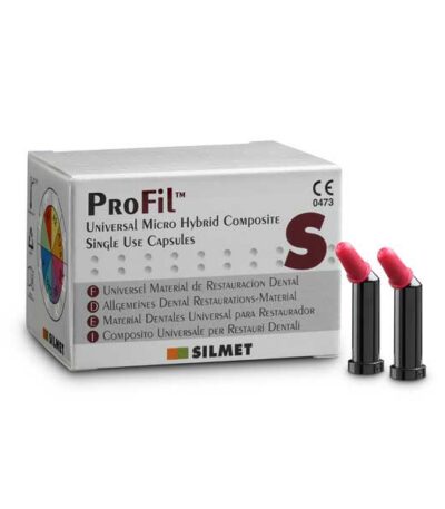 Silmet ProFil Unidose micro-hybrid composite compules, 20 per pack