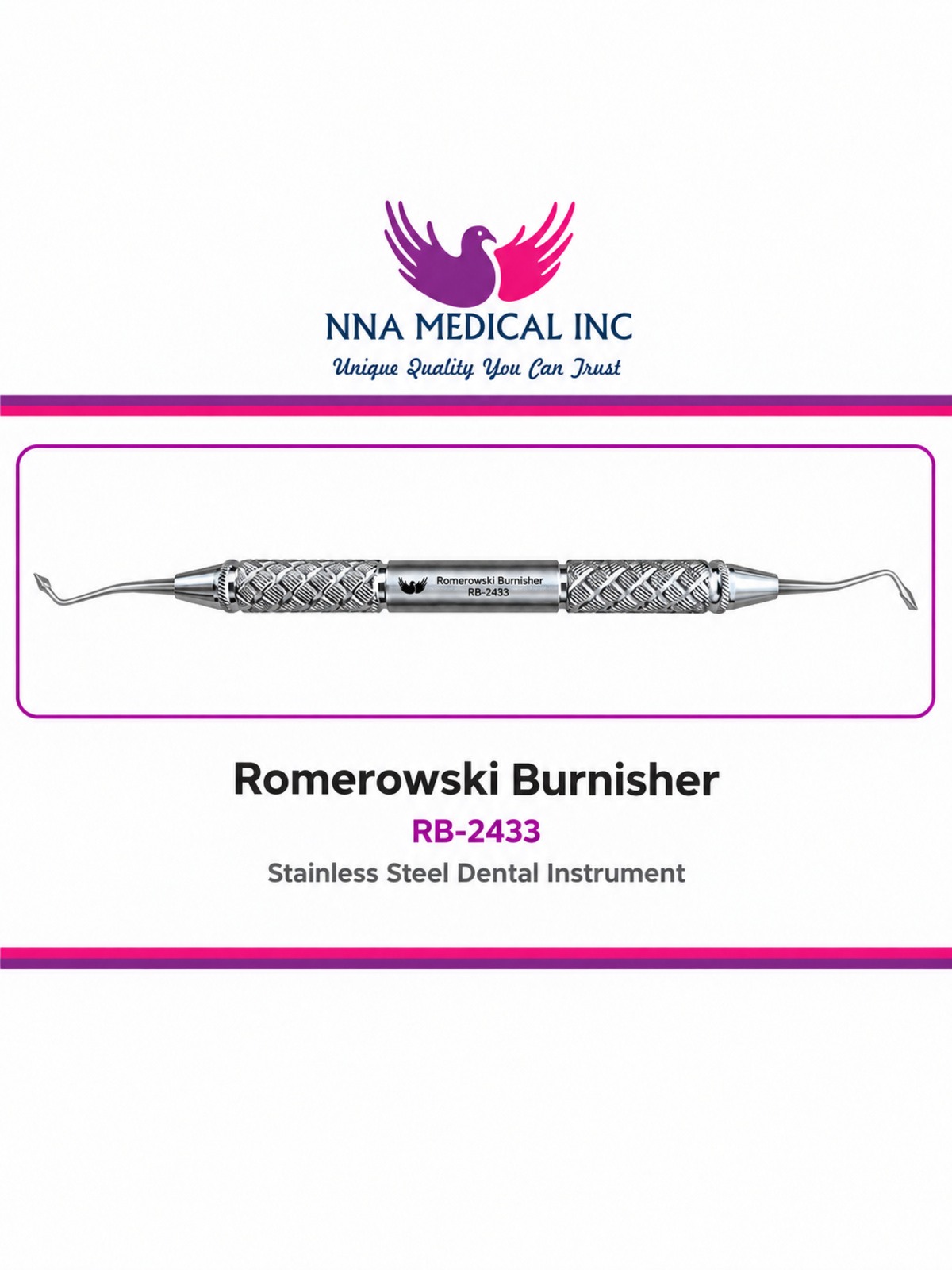 ROMEROWSKI-BURNISHER-RB-2433 ROMEROWSKI BURNISHER RB-2433