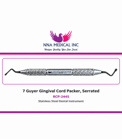 7 Guyer Gingival Cord Packer, Serrated RCP-2445