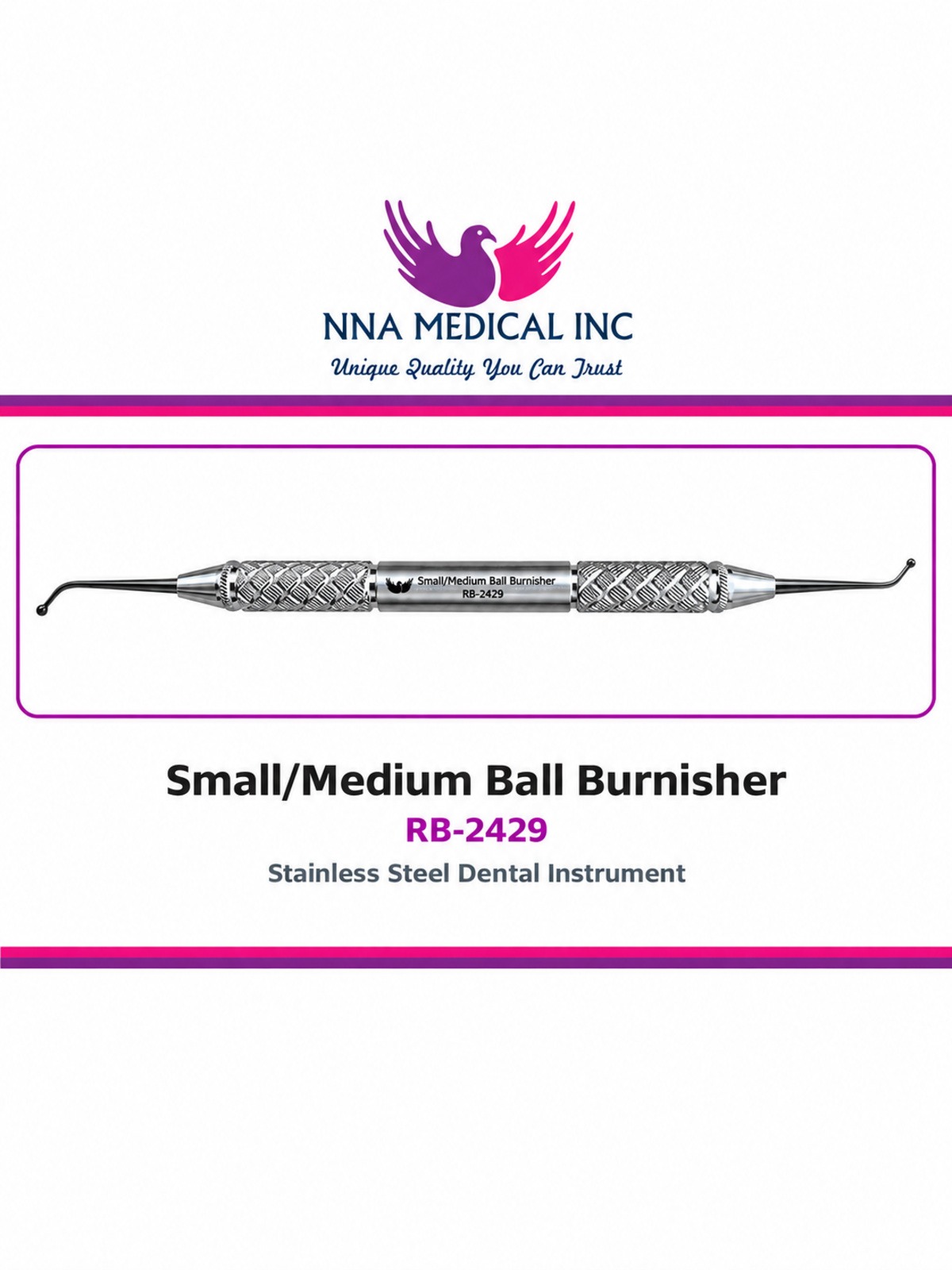 SMALL-MEDIUM-BALL-BURNISHER-RB-2429 SMALL/MEDIUM BALL BURNISHER RB-2429