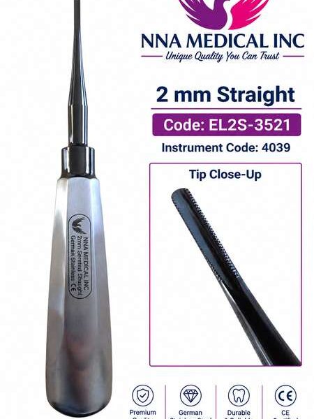 Luxating Elevator Black Line 2MM Straight