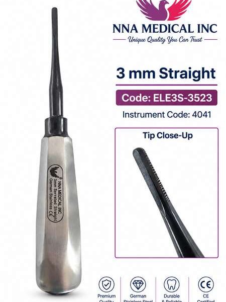 Luxating Elevator Black Line 3MM Straight