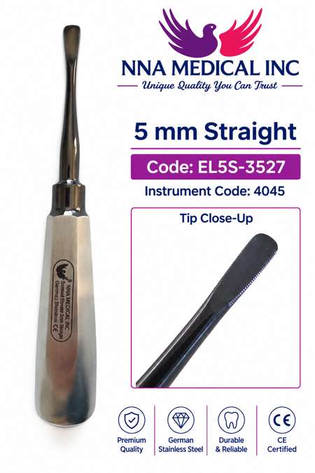 LUXATING-ELEVATOR-BLACK-LINE-5MM-STRAIGHT-EL5S-3527 LUXATING ELEVATOR BLACK LINE 5MM STRAIGHT EL5S 3527